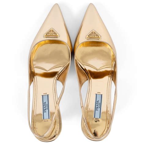 prada slingback pumps dupe|prada metallic leather slingback pumps.